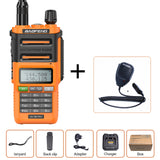 2PCS Baofeng UV-9R PRO IP68 Waterproof Walkie Talkie Dual Band UHF/VHF Ham Two Way Radio Upgraded Of UV9R plus with Speaker Mic
