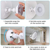 Makeup Mirror With 10x Magnifying Glass LED Light Emitting Flexible Makeup Mirror Portable Dressing Table Makeup Mirror