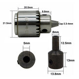 DC 12-24V Mini Hand Electric Drill Motor Wood DIY Lathe Press 775 Motor w/ JTO Chuck + Mounting Bracket Double Ball Bearings New