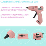 20W High Temp Hot Melts Glue Gun With 7x100mm Glue Sticks Industrial Mini Guns Thermo Electric Heat Temperature Repair Tool DIY