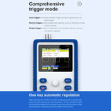 Digital Oscilloscope Kit 2.4 Inch Oscilloscope 110M Bandwidth 500M Sampling Rate with High Voltage Probe BNC-Clip Cable Probe