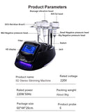 5D 6 in1 Ultrasound 80K Cavitation RF Ultrasonic Vacuum Slimming Radio Frequency Massager Skin Care Device Health Machine