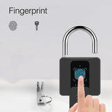 New design Anti Rust Fingerprint Lock support waterproof lock Padlock With Key