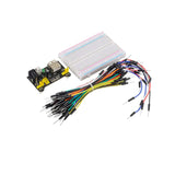 MB-102 MB102 Breadboard 400 830 Point Solderless PCB Bread Board Test Develop DIY for arduino laboratory SYB-830