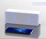 Bluetooth stereo speaker colorful breathing lights dual speakers heavy subwoofer home portable car Bluetooth