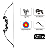 30-50lbs Recurve Bow Powerful Archery Professional Bow Arrows For Outdoor Hunting Shooting Competition Accessories