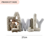 Resin LOVE/FAMILY Alphabet Figurines Desktop Ornament LOVE/FAMILY Letters Sign Statue Holiday Gifts Home Decor for Wedding