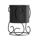 Living Room Flower Pot Set Balcony Potted Display Nordic Style Small With Plant Stand Iron Rack Indoor Outdoor Bonsai Modern