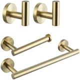 Gold Black Toilet Tissue Roll Paper Holder Towel Rack Bar Robe Coat Clothes Hook Hardware Bathroom Accessories Toiletries Sets
