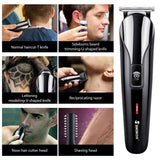 6in 1 USB Rechargeable Hair Trimmer Household Electric Hair Clippers Multifunctional Nose Hair Cut Machine Shaving Beard Razor