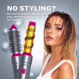 Hair Dryer 5 in 1 Set Hot Comb Professional Curling Iron Hair Straightener Wet and Dry  Styling Tool Hair Dryer Household Kit