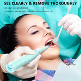 Dental Scaler Tooth Calculus Remover Ultrasonic Tooth Cleaner Tartar Remover Dental Tool Set High Frequency Teeth Whitening Tool