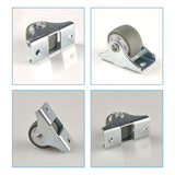 8 Pcs Mute Chair Caster Wheels Heavy Duty Chair Rollers Universal Casters