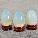 Undrilled Opalite Yoni Eggs 3Pcs/Set Natural Crystal Ben Wa Ball Tightening Vaginal Muscle Exercise Massage Kegel Health Care