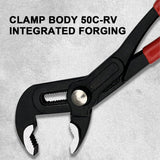 7 inch Fast Water Pump Pliers Plumber Plumbing Combination Tool Universal Wrench Pipe Wrench Pliers Adjustable Water Pipe Pliers