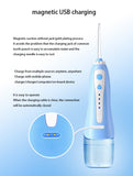 Oral Irrigator Portable Water Dental Flosser USB Rechargeable Water Jet Floss Tooth Pick 6 Jet Tips 240ml
