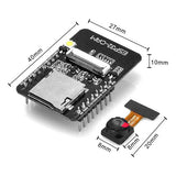 ESP32-CAM-MB WIFI Bluetooth Development Board OV2640 Camera Module MICRO-USB Interface CH340G USB to Serial Port, 3Pcs