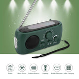 3 In1 Emergency Charger Hand Crank Generator Wind/solar Light/Dynamo Powered FM/AM Radio Phones Chargers LED Flashlight 2022 NEW