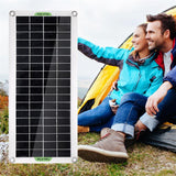 Solar Panel 220V Battery Charger 1000W Inverter USB Kit 10A Controller Solar Power System Home Grid Camping