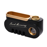Hanging Toothbrush Holder Automatic Toothpaste Squeezer Dispenser Makeup Storage Rack Bathroom Accessories