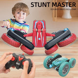 2021 New Double-Sided 360° Rotating And Tumbling Stunt Car Twisting Car 2.4G Charging Robot RC Cars Toys Children Gift