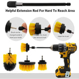 5 /3Pcs Electric Drill-Brush Kit Power Scrubber Brush For Carpet Bathroom Surface Tub Furniture Shower Tile Tires Cleaning Tools