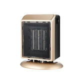 Home Desktop Heating Fan Fall Power Off Overheating Protection Automatic Thermostat Control EU Plug
