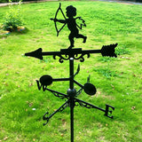 Outdoor Cupid Weather Vane Weather Vane Retro Roof Garden Outdoor Decoration Building Decoration Craft