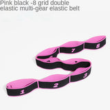 Multi-functional Dance Yoga Auxiliary Stretching Belt Adult Latin Training Elastic Bands Beginner Pilates Yoga Resistance Band