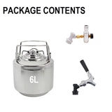 Complete Kegging System 6L Brand New Ball Lock Cornelius (Corny) Keg Portable Taproom Kegarator