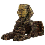 Aquarium Sphinx Statue Fish Tank Landscaping Decor Ornament Fish Tank Gnome Terrarium Reptile Tank Aquarium Decoration