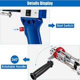 Tufting Gun 2 IN 1 Electric Carpet Tufting Gun Carpet Weaving Flocking Machines Can Do Both Cut Pile and Loop Pile Hand Gun