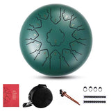 tongue Drum 12 Inch Steel Tongue Drum Set 13 Tune Hand Pan Drum Pad Tank Sticks Carrying Bag Percussion Instruments Accessories