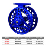 Full Metal Fly Fishing Reel Aluminum Alloy Body Reel with CNC Machined 3/4 5/6 7/8 Fishing Fly Reel