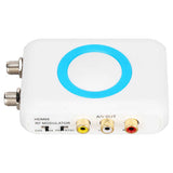 RF Modulator HD Multimedia Interface Input NTSC PAL Output VHF AV Demodulator Plug and Play for CATV System for Computers Laptop