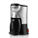 Coffee Maker Portable Fully Automatic Mini American Coffee Machine Drip Coffee Machine Black And Pink EU UK Plug