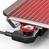 220V Electric Grill Non-stick Home Appliance DIY Barbecue Food Frying Pan Plate Fast Heating Grill Pan