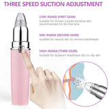 Blackhead Remover Vacuum 3 Suction Level Pore Cleanser 4 Replacement Suction Head  5pcs Pimple Extractor Tool Acne Remover Kit