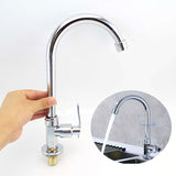 360 Rotate Kitchen Faucet Head Single Hole Cold Water Spout Stream Sprayer Silver color Faucet Sink Tap Home Accesories O1