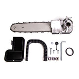 12 Inch Electric Chain Saw Angle Grinder DIY Converter Adapter Wireless Chainsaw Switch with Bracket Set for Woodworking