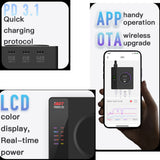 ISDT POWER 200 Desktop Fast Charger 200W Ultra High Power Multi Quick Charging Protocol APP Connection Independent Channel