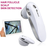 Wireless APP WIFI Hair Follicles Scalp Detector Digital Skin Analyzer Microscope Tool High Definition Skin Tester Rechargeable