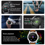 MX10 Smart Watch Real-time Weather Forecast Activity Tracker Heart Rate Monitor Sports Ladies Smart Watch Men For Android IOS