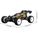 Fast RC Cars Drift 1/16 Scale 50km/h Remote Control Car High Speed 4WD 2.4G Waterproof Offroad Racing Buggy for Kids and Adults