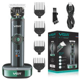 Adjustable speed and blade professional hair trimmer for men beard trimmer rechargeable hair clipper electric haircut machine
