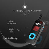 1PC Mini Walkie Talkie with LCD for Hair Salon Beauty Parlor Repair Shop 2W Mini Ham Two Way Radios Better Than Baofeng UV-5R 5W