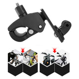 Motorbike Handlebar Camera Mount Clamp 360 Degree Rotation Adjustable Handlebar Mounts For Gopro Action Camera