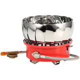 Lixada Windproof Piezo Ignition Gas Stove Outdoor Cooking Gas Burner with Extended Pipe for Camping Picnic BBQ