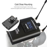 ACEMIC UHF Wireless Microphone System with Handheld Dynamic Microphone Receiver for Camera Vlog Recording Interview