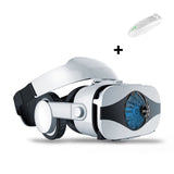 3D VR Glasses Helmet VR Glasses Virtual Reality Headset For IOS Android Smartphone Goggle 3D Lenses Wite Control handle